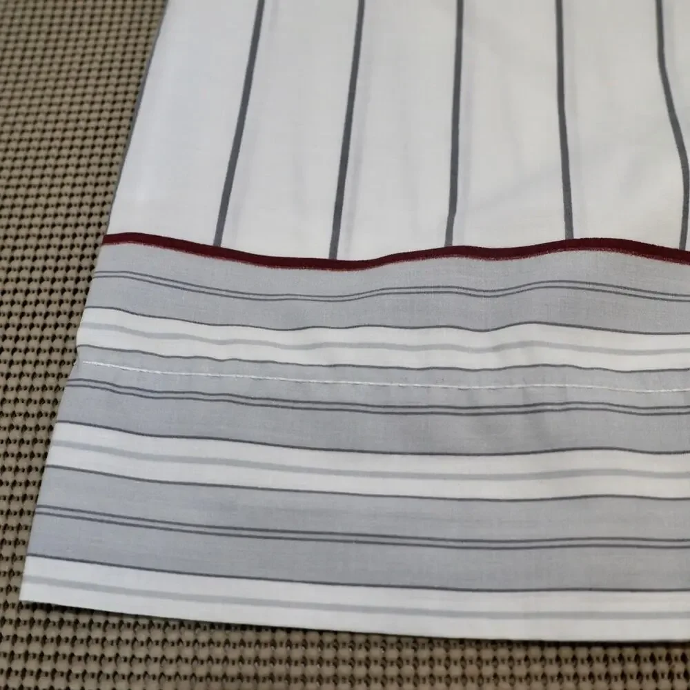 Cannon Pillowcase King Striped 60% Cotton Percale USA